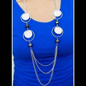 Black Necklace & Earrings - Utter Amazement